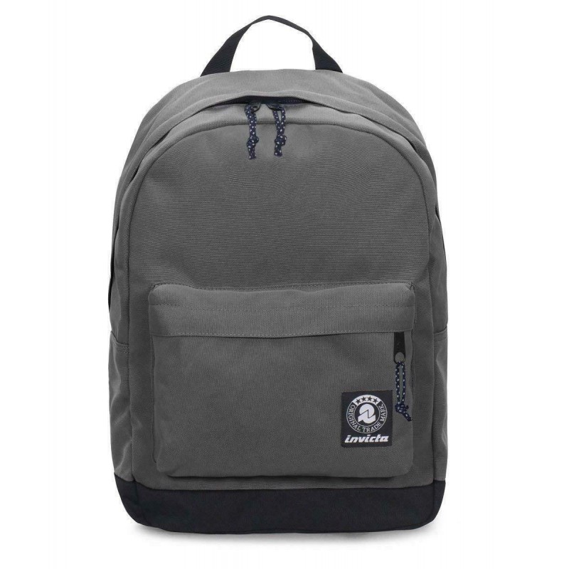 Zaino Invicta Carlson Plain Grigio