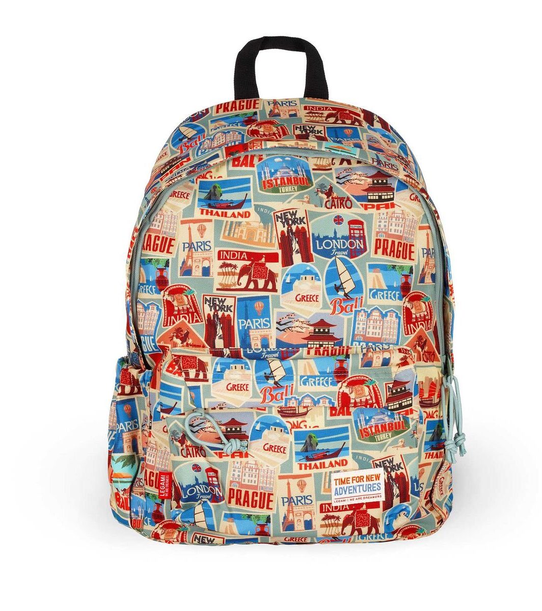 Zaino Legami My Backpack Travel Stickers Adesivi dei viaggi